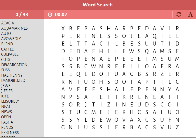 word search