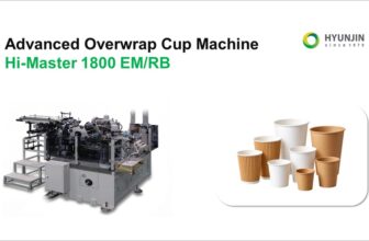 Hi-Master 1800 EM/RB – Advanced Overwrap Cup Machine | HYUNJIN